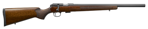 CZ-USA 02340 CZ 457 Varmint Full Size 22 LR 5+1 20.50" Black Nitride Heavy Barrel Black Nitride Steel Receiver Turkish Walnut Fixed Varmint-Style Stock Right Hand