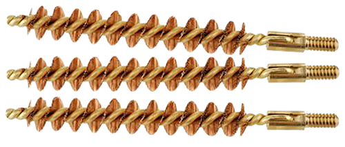 Tipton 868556 Bore Brush Set  30/32 Cal Rifle Firearm Brass Bronze Bristles 3 Per Pkg