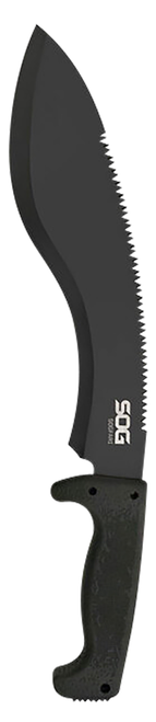 S.O.G SOGMC11N SOGfari  12" Black Hardcased 3Cr13MoV SS Blade Black Kraton Handle 18" Long Includes Sheath