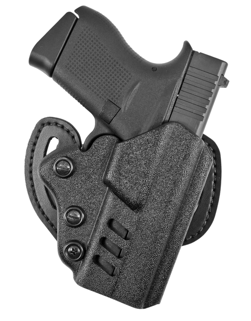 DeSantis Gunhide 042KA8BZ0 Facilitator  OWB Black Kydex Belt Slide Fits Glock 43/43X Right Hand