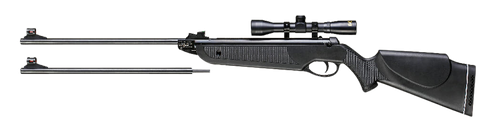 Beeman 1022 Black Club Combo Spring Piston 22 1rd Shot Black Black Receiver Black Scope 4x32mm