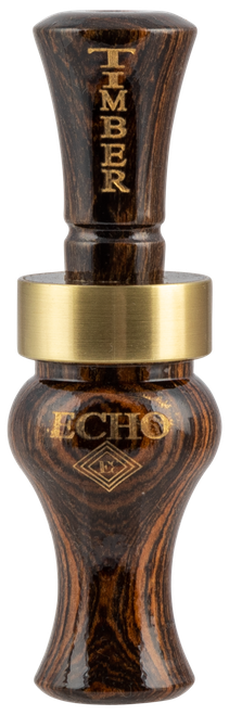 Echo Calls 78015 Timber  Single Reed Mallard Hen Sounds Attracts Ducks Brown Bocote Timber