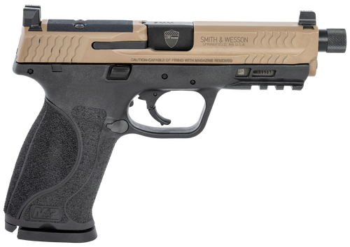 Smith & Wesson 13450 M&P M2.0 OR Spec Series Kit 9mm Luger 4.60" 17+1 Black Polymer Frame Flat Dark Earth Stainless Steel Slide Black Interchangeable Backstrap Grip