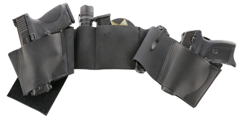 Galco UWBKLG2 UnderWraps 2.0 Black Large Leather/Nylon Handgun