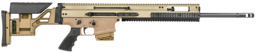 FN 381005432 SCAR 20s NRCH 6.5 Creedmoor 10+1 20" Black Steel Barrel, Flat Dark Earth Anodized Picatinny Rail Aluminum Receiver, Flat Dark Earth Synthetic Adjustable Stock, Black Hogue Rubber Grip