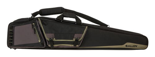 Allen 90650 Rocky Double Rifle Case 50" Black Endura w/Tan Trim, Daisy Chain Loops, Lockable Zippers, Adjustable/Removeable Padded Shoulder Strap Holds 2 Rifles
