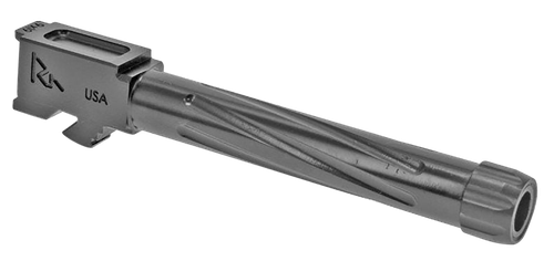 Rival Arms RA20G104D Precision V1 Match Grade 9mm Luger Compatible w/Glock 17 Gen5, 4.49" Fluted Threaded PVD Stainless Steel