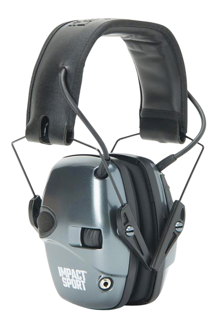Howard Leight R02532 Impact Sport  22 dB Over the Head Gray/Black Youth/Adult Small
