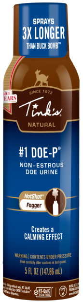 Tinks W5501 #1 Doe-P Non-Estrous Fogger Deer Attractant Doe Urine Scent 5 oz Aerosol