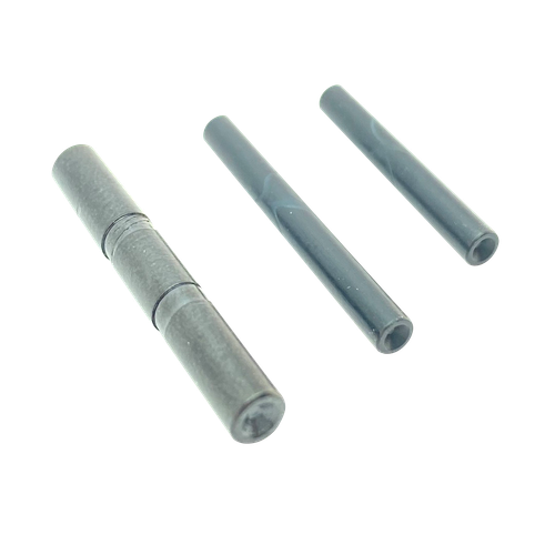 Cross Armory CRG5PSBK 3 Pin Set Dimpled Compatible w/Glock 17/19/26/34 Gen5 Black Steel