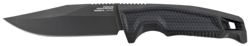 S.O.G SOG17220157 Recondo FX 4.60" Fixed Plain Satin TiNi Full Tang Cryo 440C SS Blade/ Black Overmolded GRN Handle