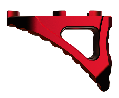 Rise Armament RA030RR Micro Hand Stop  Skeletonized RISE Red Aluminum for M-LOK Handgaurd