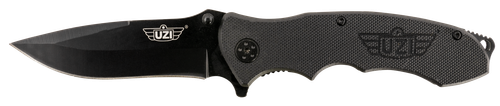 Uzi Accessories UZKFDR006 UZI Responder VI Black, Stainless-Steel Blade