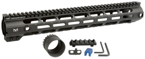 Midwest Industries MICR30815  Combat Handguard AR-308/LR-308 Black Hardcoat Anodized 15" 6061-T6 Aluminum