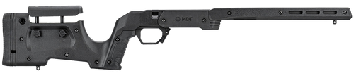 Mdt Sporting Goods Inc 105051BLK XRS Chassis Black Aluminum Core with Polymer Panels, Adj. Cheekrest, M-LOK Forend, Interchangeable Grips, AICS Mag Compatible, Fits CZ 457