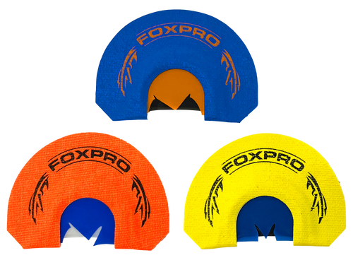 Foxpro CSSPURTKRCOMBO Spurtaker Combo Diaphragm Call Attracts Turkey Blue/Orange/Yellow 3 Pack