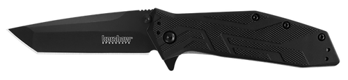 Kershaw 1990 Brawler  3" Folding Tanto Plain Black Oxide 8Cr13MoV SS Blade Black Glass-Filled Nylon Handle Includes Pocket Clip