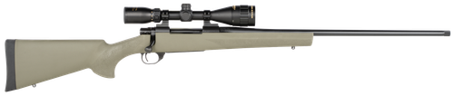 Howa HGP23PRCG M1500 Gamepro Gen2 300 PRC 3+1 24" Threaded Barrel, Blued Metal Finish, Green Fixed Hogue Pillar-Bedded Overmolded Stock, Includes GamePro 4-12x40mm Scope