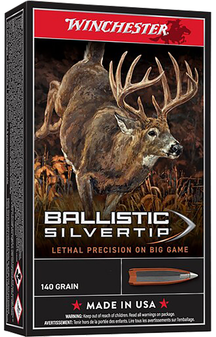 Winchester Ammo SBST65P Ballistic Silvertip  6.5PRC 140gr Bonded Rapid Expansion PHP 20 Per Box/10 Case
