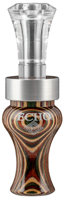 Echo Calls 77754 Timber  Double Reed Mallard Sounds Attracts Ducks Multi Color DiamondWood