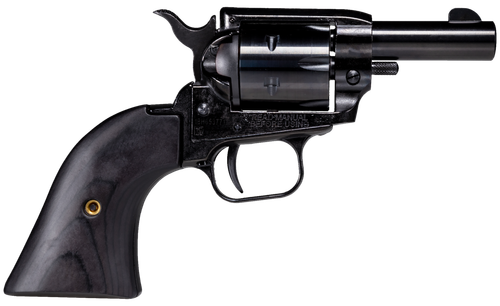 Heritage Mfg BK22B3BBK Barkeep  22 LR 6 Shot, 3.60" Black Oxide Steel Barrel, Black Oxide Zinc Alloy Frame, Black Oxide Cylinder, Black Laminate Grip, Manual Safety, Exposed Hammer