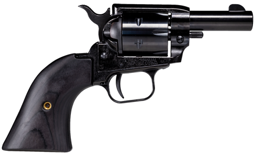 Heritage Mfg BK22B3BBK Barkeep  22 LR 6 Shot, 3.60" Black Oxide Steel Barrel, Black Oxide Zinc Alloy Frame, Black Oxide Cylinder, Black Laminate Grip, Manual Safety, Exposed Hammer