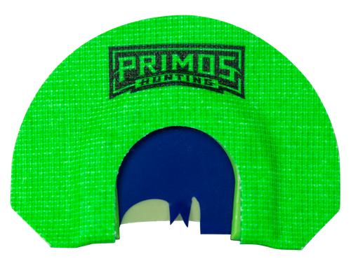 Primos PS1266 The Blair  Diaphragm Call Turkey Hen Sounds Attracts Turkey Green Plastic