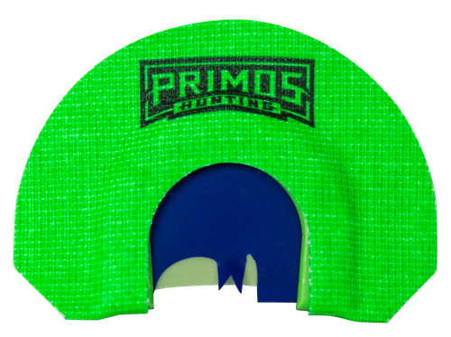 Primos PS1266 The Blair  Diaphragm Call Turkey Hen Sounds Attracts Turkey Green Plastic
