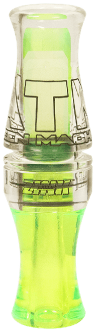 Avian X ZNK-ZNK6027 ATM Green Machine  Single Reed Lemon Drop Polycarbonate Attracts Ducks