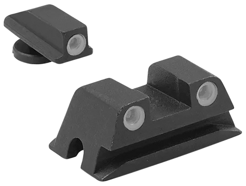 Meprolight USA 188023101 Tru-Dot  Green Tritium White Outline Front Sight-Green Tritium White Outline Rear Sight Walther Arms PPS/PPX/Creed
