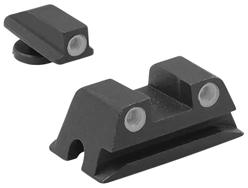 Meprolight USA 188023101 Tru-Dot  Green Tritium White Outline Front Sight-Green Tritium White Outline Rear Sight Walther Arms PPS/PPX/Creed