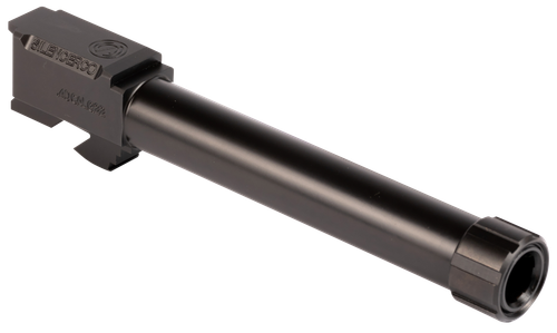 SilencerCo AC50 Glock  40 S&W 4.80" Threaded Black Nitride Stainless Steel, Fits Glock 22 Gen2-4