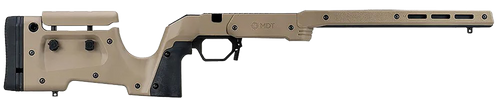 Mdt Sporting Goods Inc 104690FDE XRS Chassis FDE Aluminum Core with Polymer Panels, Adj. Cheekrest, M-LOK Forend, Interchangeable Grips, AICS Mag Compatible, Fits Short Action Howa 1500
