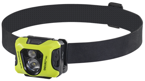 Streamlight 61436 Enduro Pro W/Dual Lock 15/25/50/90/145/200 Lumens White LED Bulb Black/Yellow 95 Meters Distance