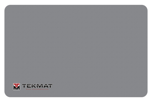 TekMat TEKR17TMLOGOGY  Cleaning Mat Gray Rubber 11"x17" TEKMAT Logo