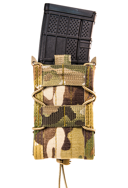 High Speed Gear 13TA10MC TACO Mag Pouch Single MultiCam Nylon Belt Compatible w/ Rifle