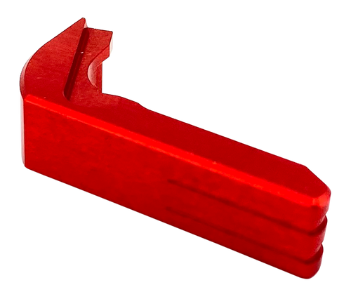 Cross Armory CRGMCRD Mag Catch  Extended Compatible w/ Glock Gen1-3/P80 Red Anodized Aluminum