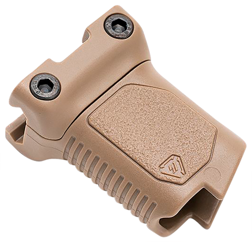 Strike Industries ARCMAGSFDE Angled Vertical Grip Short Flat Dark Earth Polymer with Cable Management Storage for M-LOK Rail