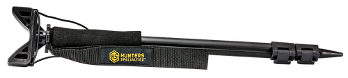 Hunters Specialties 00611 Shooter's Stick  Monopod made of Aluminum with Black Finish, 17-36" Vertical Adjustment, Contoured Gun Rest, Wrist Strap & Quick-Release Leg Locks