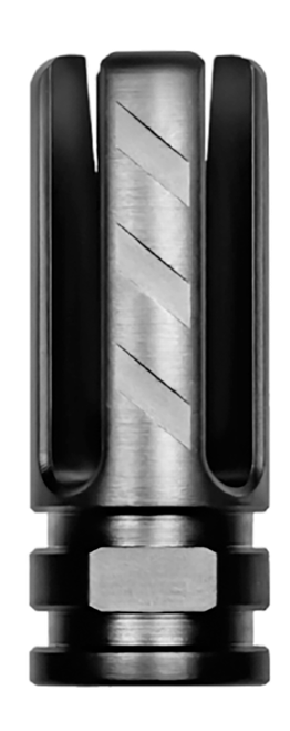 Rise Armament RA-703-223-BLK Veil Flash Hider Black Nitride Finish 416R Stainless Steel with 2.25" OAL for 22 Cal AR-15