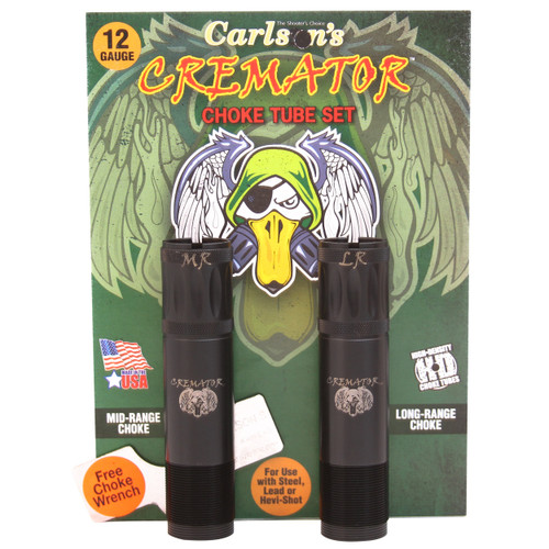 Carlson's Choke Tubes 11622 Cremator  Browning Invector Plus 12 Gauge Mid/Long Range Non-Ported 17-4 Stainless Steel
