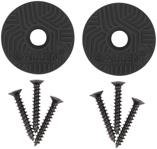 Allen 5649 Disc Gun & Tool Magnet Set Black Metal Screw On 2 pk