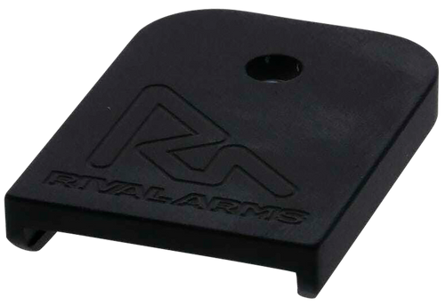 Rival Arms RA70G001A Mag Baseplate  9mm Luger/40 S&W/357 Sig, Compatible w/Glock (except 36/42/43/48), Black Aluminum