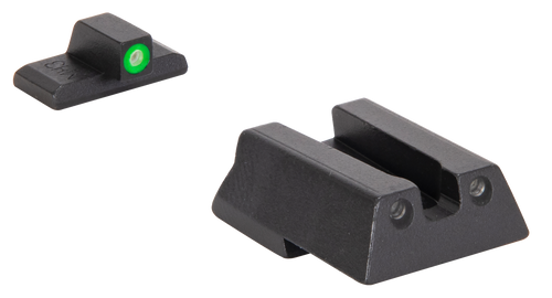 Meprolight USA 415453111 Hyper-Bright  Green Tritium Green Outline Front Sight-Green Tritium Black Outline Rear Sight HK VP9/HK45/HK45C
