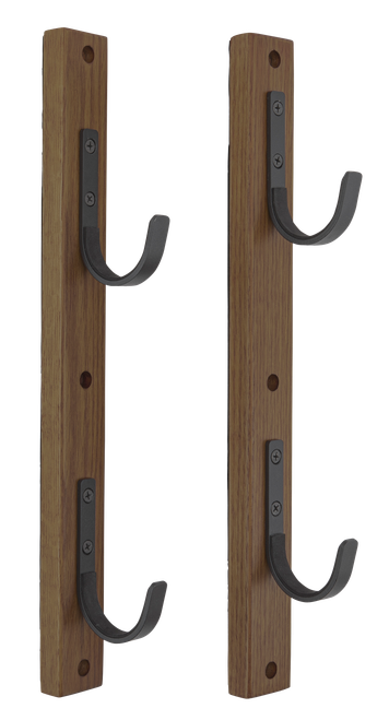 Allen 5659 Gun Collector  Brown/Black Wood/Steel Holds 2 Rifle/Shotgun