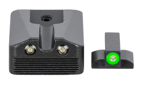 Meprolight USA 412213111 Hyper-Bright  Green Tritium Green Outline Front Sight-Green Tritium Black Outline Rear Sight Kimber 1911 WEDGE