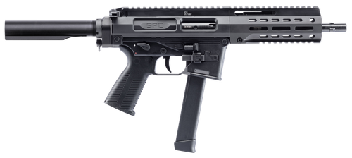 B&T Firearms 500003AB SPC9  9mm Luger 33+1 9.10", Black, Buffer Tube Stock, Polymer Grip (OEM Mag)