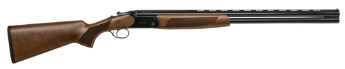 CZ-USA 06092 Drake  12 Gauge 3" 2rd 28" Barrel, Gloss Black Chrome Metal Finish, Turkish Walnut Fixed Pistol Grip Stock Includes 5 Chokes