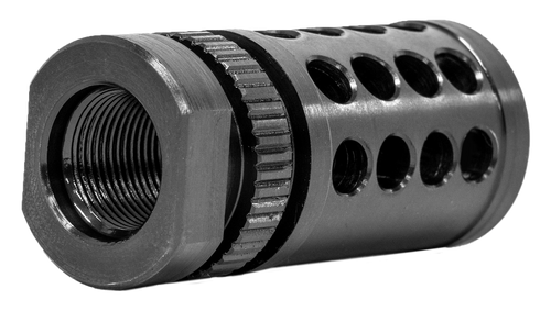 GrovTec US Inc GTHM317 G-Nite Flash Suppressor Black Nitride Steel with 1/2"-28 tpi Threads for 223 Cal