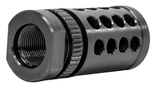 GrovTec US Inc GTHM317 G-Nite Flash Suppressor Black Nitride Steel with 1/2"-28 tpi Threads for 223 Cal